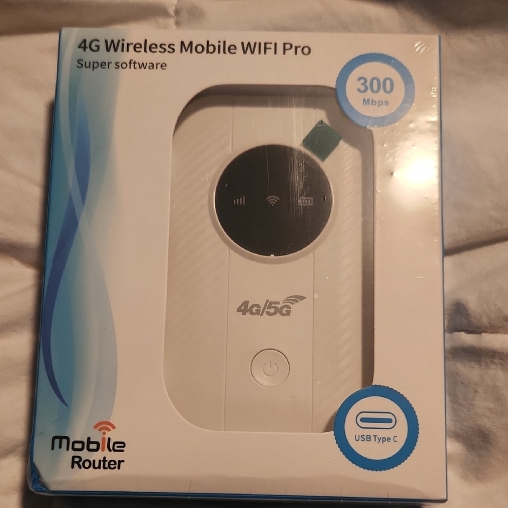 Mobile 4G/5G Wireless Router - White